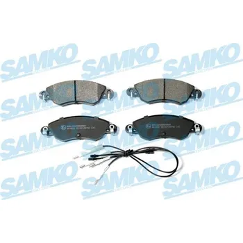 Brzdová destička Sada brzdových destiček, kotoučová brzda SAMKO 5SP792