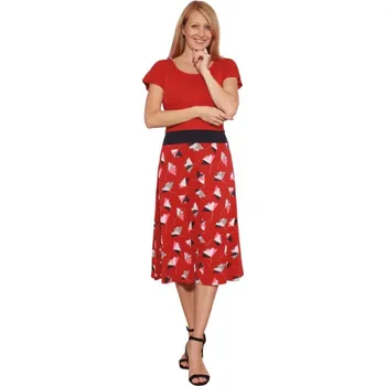 Dámské šaty Šaty DOMINIKA červená S