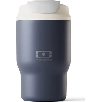 monbento Termohrnek s víčkem a brčkem Travel Infinity Blue 350 ml