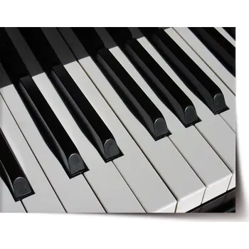 Plakát Sablio Plakát Klávesy piana - 60x40 cm