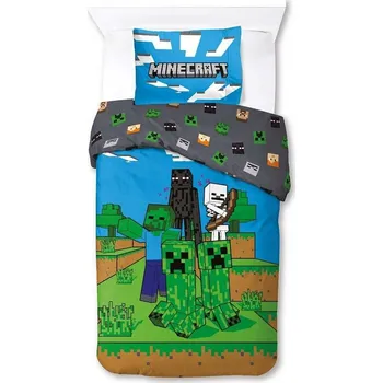 Povlečení BedTex Povlečení Minecraft Mob Monsters Velikost: jednolůžko 140x200 + 70x90 cm