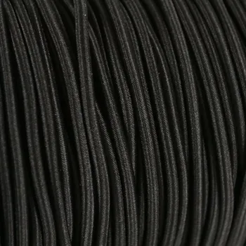 Kulatá guma 3 mm šedo-černá