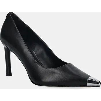 Dámské lodičky Kožené lodičky MICHAEL Michael Kors Kasia High Pump černá barva, 40R6KAHP3L.001 99X, EUR 39