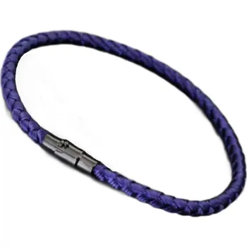 Náramek Lanový Magnetický náramek – tmavě modrý 21,5 cm x 4 mm, unisex