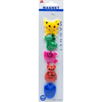 Dekorativní magnet Dekorační magnety - Animal - 5 ks - PK19-11