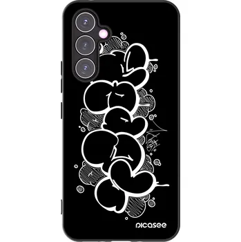 Pouzdro na mobilní telefon Picasee silikonový černý obal pro Samsung Galaxy A54 5G A546B - Throw UP
