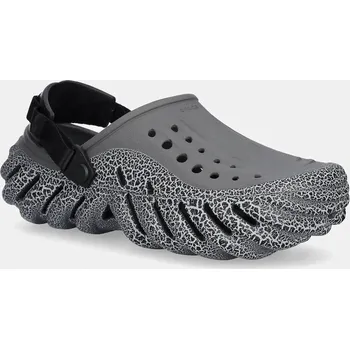 Pánské pantofle Pantofle Crocs Echo Crackle Clog šedá barva, 211630 211630.0DA 90X, EUR 45/46