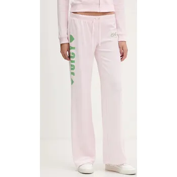 Tepláky Juicy Couture Angel dámské, růžová barva, s potiskem, JCNBJ126454 03X, vel. M