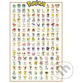 Záložka Plagát Pokémon Kanto - Fantasy Fantasy