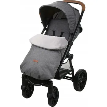 Fusak Dětský fusak na sportovní kočárek BABYMAM - tmavě šedý melange