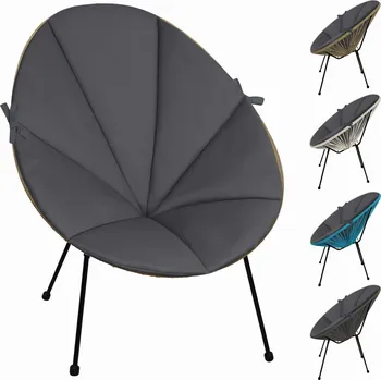 Houpací síť Podsedák do zahradního křesla ACAPULCO 91x72 cm - grafitový