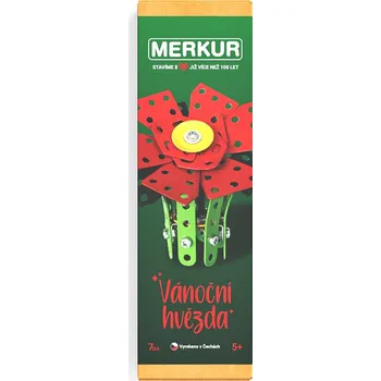 Stavebnice Merkur Merkur - Vánoční hvězda, 72 dílků - expresní doprava