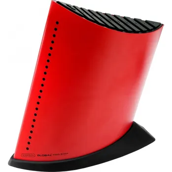 Stojan na nože GLOBAL Blok na nože ve tvaru plachetnice, černý (pro 9 nožů)