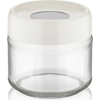 Dóza na potraviny PROHOME - Dóza sklo 300ml s víčkem různé barvy