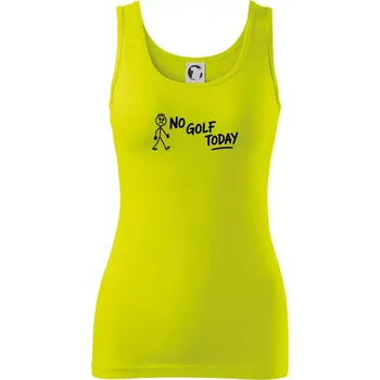 Dámské tričko No Golf Today - Dámské tílko - L ( Limetková )