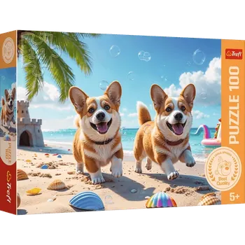 Puzzle Puzzle Trefl Corgi – pejsek 100 dílků