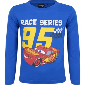 Chlapecké tričko EplusM dětské tričko s dlouhým rukávem bavlna modré, velikost 98