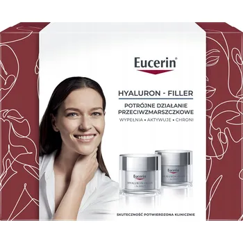 Pleťový krém EUCERIN HYALURON-FILLER Denní krém proti vráskám SPF30 + Noční krém 50 ml