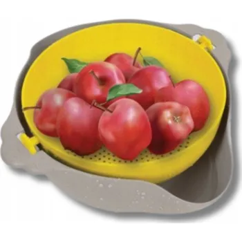 Cedník a síto Cedzak Durszlak Obrotowy Miska Ociekacz Sítko na těstoviny Zeleniny Bez rzi