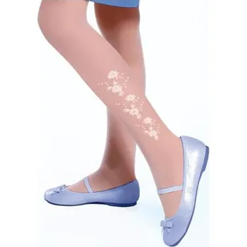 Dětské punčocháče Funpol bílé polyamidové velikost 116