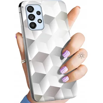 Pouzdro na mobilní telefon Zadní Kryt Hello Case pro Samsung Galaxy A53 5G bílý