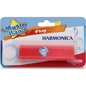 Hudební nástroj pro děti Foukací harmonika Bontempi Plastová 12 not