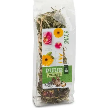 Pamlsek pro psa PUUR pauze dr.savec - senná tyčka měsíček+růže 70 g