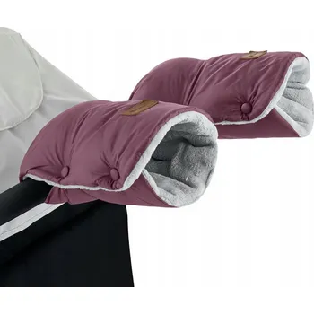 Rukávník PETITE&MARS Rukávník / rukavice Jasie na kočárek Mysterious Plum