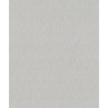 Tapeta Šedá vinylová tapeta s ozdobnou strukturou, stříbrné proužky, základní tapeta