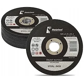 Řezný kotouč 20x Řezný kotouč Molatool Standard 125 x 2,0 x 22,2 mm