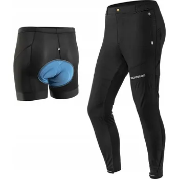 Cyklistické kalhoty Rockbros pánské cyklistické kalhoty YPK027 černé L