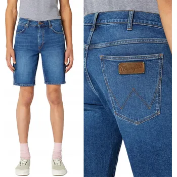 Pánské kraťasy WRANGLER 5 KAPSOVÉ PÁNSKÉ KRÁTKÉ KRAŤASY ŠORTKY W38