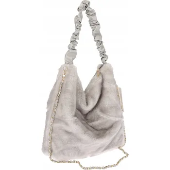 Kabelka DÁMSKÁ KABELKA PŘES RAMENO Z UMĚLÉ KOŽEŠINY ITALSKÁ XY2503 Šedá