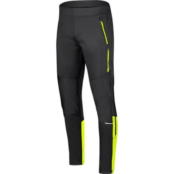 Pánské kalhoty ETAPE pánské volné kalhoty DOLOMITE 2.0, černá/žlutá fluo XXL