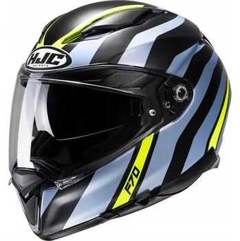 Helma na motorku PŘILBA HJC F70 GALLA MODRÁ/ŽLUTÁ M