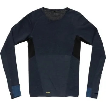 Pánská móda Pánské termo triko Devold TUVEGGA MERINO L Tmavě modrá, Bílá