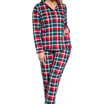 Dámské noční prádlo Cornette dámské pyžamo bavlna červené velikost S