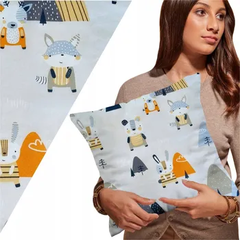 Povlak na polštářek Povlak na polštář 40x40 BAVLNĚNÝ na malý polštářek BELLUNO dětský dekorativní