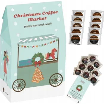 Vrták Vánoční Dárek s 10 druhy kávy ARABICA