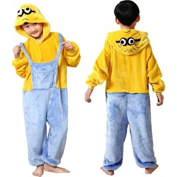 Chlapecké pyžamo DĚTSKÉ PYŽAMO TEPLÁKOVKA Mimoň KIGURUMI 140