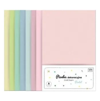 Set školních potřeb Pianka dekoracyjna 8szt pastel