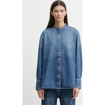 Dámská košile Džínová košile Tommy Hilfiger WW0WW47732 modrá 55J, vel. 36
