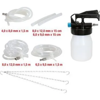 Nářadí pro automobil KS Tools 150.9355 Přístroj k plnění a odvzdušnění filtrů u vznětových motorů, 11dílná sada