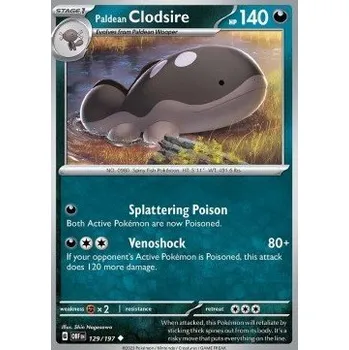 Sběratelská karetní hra Pokémon OBF 129/197 Paldean Clodsire - Obsidian Flames Stav: Near Mint, Verze: REVERSE HOLO