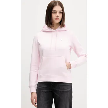 Dámská mikina Mikina Tommy Jeans DW0DW19958 růžová 03X, vel. XL