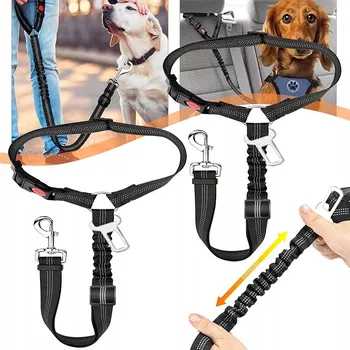 Vodítko pro psa Vodítko s pásy pro psa kočku do auta