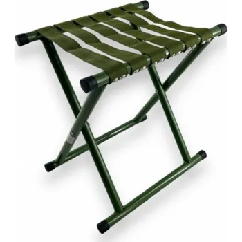 Skládací turistické křesílko na ryby a kempování - olivová