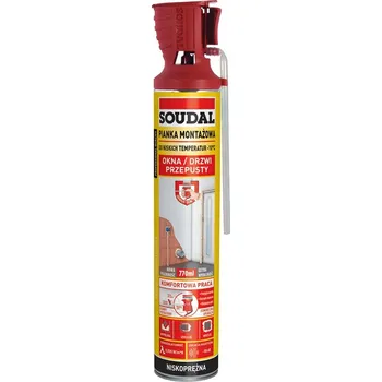 Montážní pěna Soudal Genius Gun zimní - 10 pěna s aplikátorem 770 ml