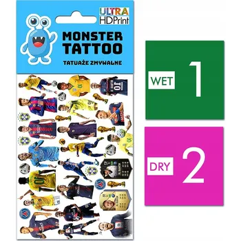 Odstranitelné tetování Smyvatelné tetování pro děti – motiv Neymar (dočasné)