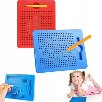 Magnetická kreslící tabulka 2ks Magnetická tabulka kreativní Velká Šablony XXL Pero